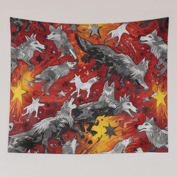 Item preview, Wolf Battle designed and sold by pUNKnown.