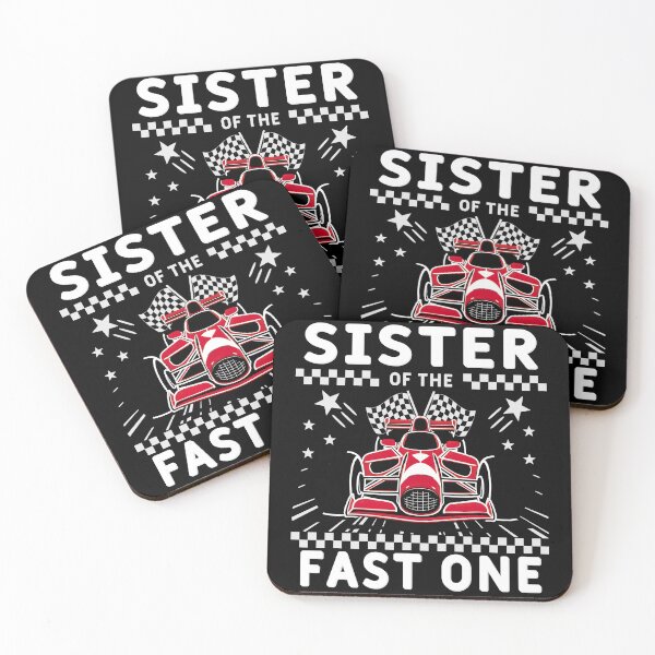 Item preview, Sister Of The Fast One Birthday 1st Race car Family designed and sold by MTRBSK11.