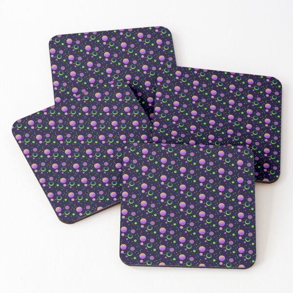 Aperçu de l'œuvre Motif à pois bleu profond | motif de cercle de points bleu violet foncé créée et vendue par lausn.