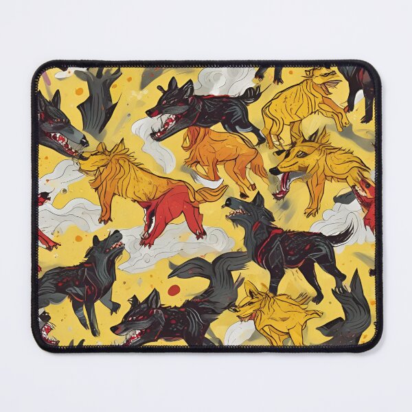 Item preview, Wolf Battle Art designed and sold by pUNKnown.