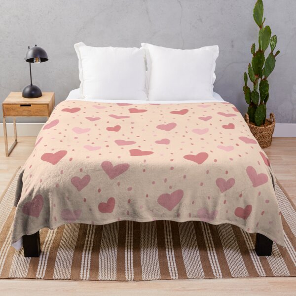 Item preview, Cute little heart shapes pattern designed and sold by pinkyfish1010.