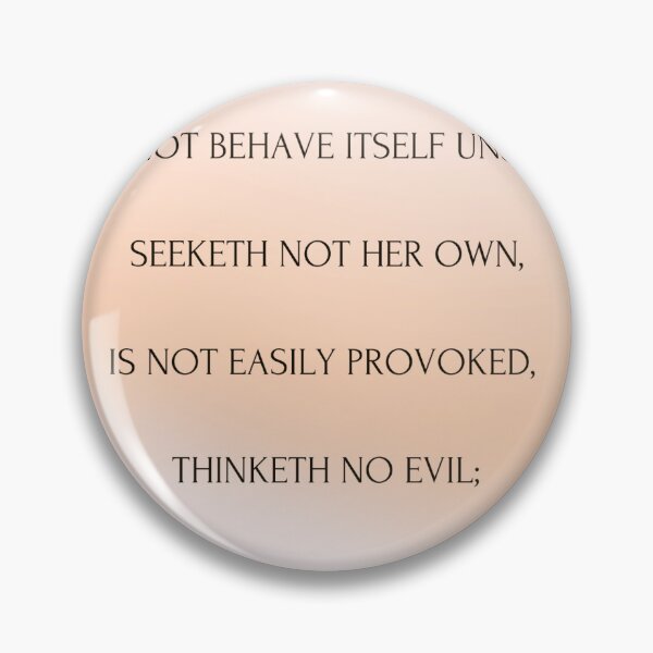 Item preview, 1 corinthians 13:5 designed and sold by Undonemadenew.