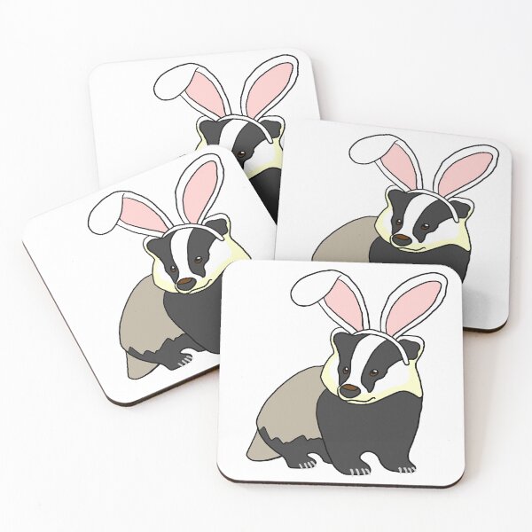 Item preview, Bunny Badger Don't Care designed and sold by CoastalCaptures.