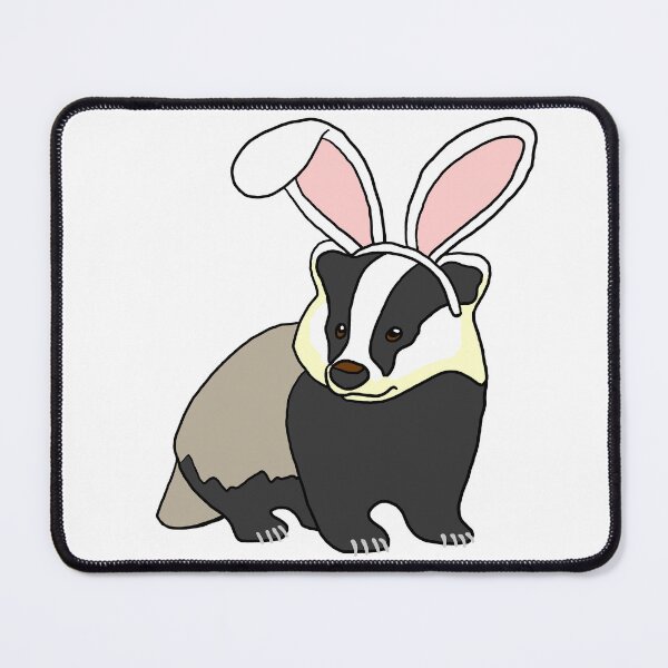 Item preview, Bunny Badger Don't Care designed and sold by CoastalCaptures.