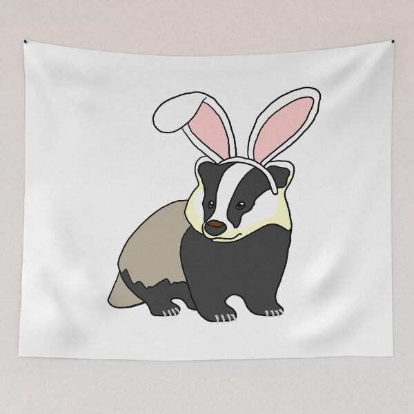 Item preview, Bunny Badger Don't Care designed and sold by CoastalCaptures.