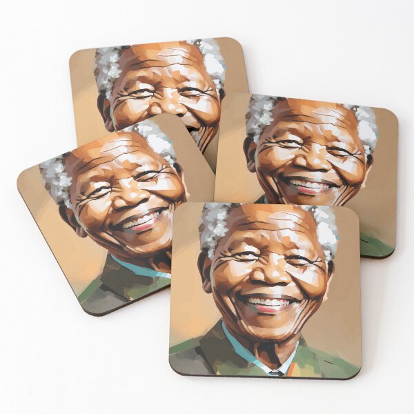 Item preview, Portrait of Nelson Mandela designed and sold by i-portraits.