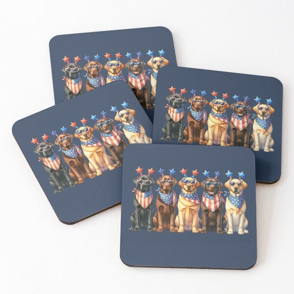 Item preview, Labrador Retrievers: 4th of July Celebration  designed and sold by rmcbuckeye.