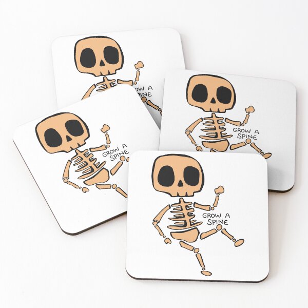 Item preview, Grow A Spine Silly Skeleton designed and sold by Pink Ribbon.
