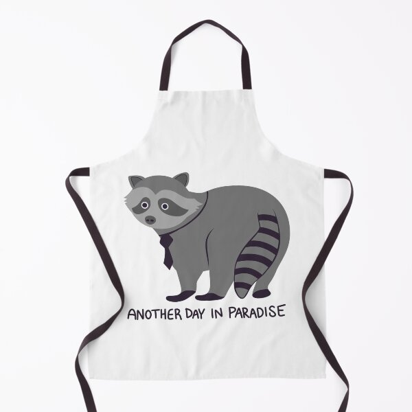 Item preview, Another Day In Paradise Workaholic Raccoon designed and sold by Pink Ribbon.