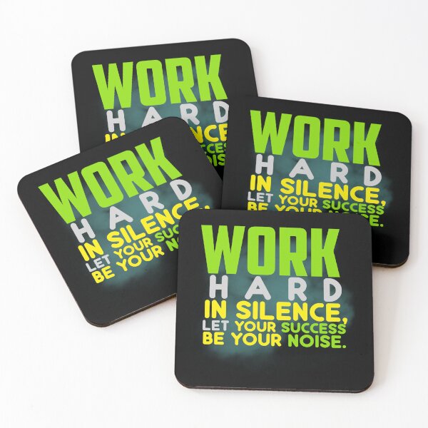 Item preview, Work Hard In silence designed and sold by Mahmoud Salah.