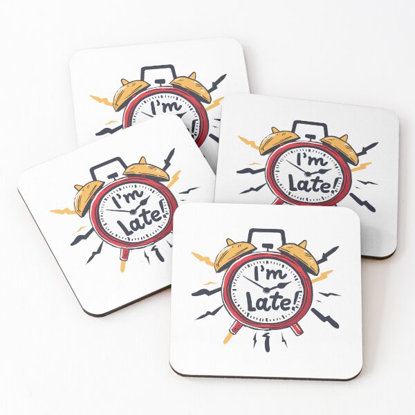 Item preview, I’m Late Clock designed and sold by GalacticLabs.