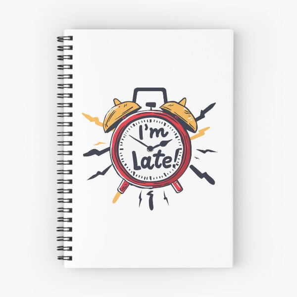 Item preview, I’m Late Clock designed and sold by GalacticLabs.
