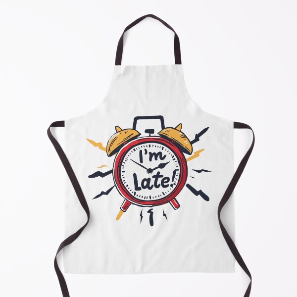 Item preview, I’m Late Clock designed and sold by GalacticLabs.