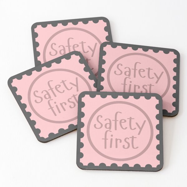 Item preview, Pink Safety First Suggestive Shape designed and sold by Pink Ribbon.