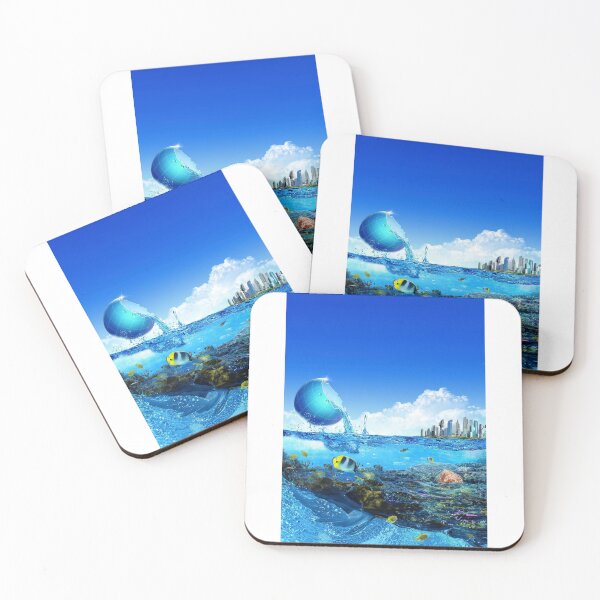 Item preview, Frutiger Aero Ocean Eco City designed and sold by FrutigerAero.