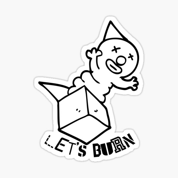 Artikel-Vorschau von "Arson" von J-Hope vom Album "Jack in the Box" inspiriertes minimalistisches, lustiges Design, designt und verkauft von daebak-shop.