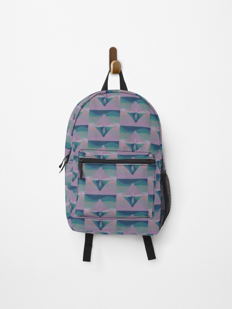 Thumbnail 1 of 3, Backpack, Colorful Wave II designed and sold by MAMA78.