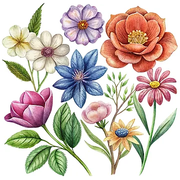 Artwork thumbnail, Assorted Flowers Splendor by Craft99