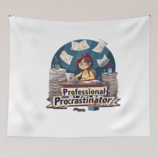 Item preview, Professional Procrastinator designed and sold by GalacticLabs.