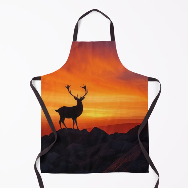 Item preview, Stag at Sunset designed and sold by samitdigitalart.