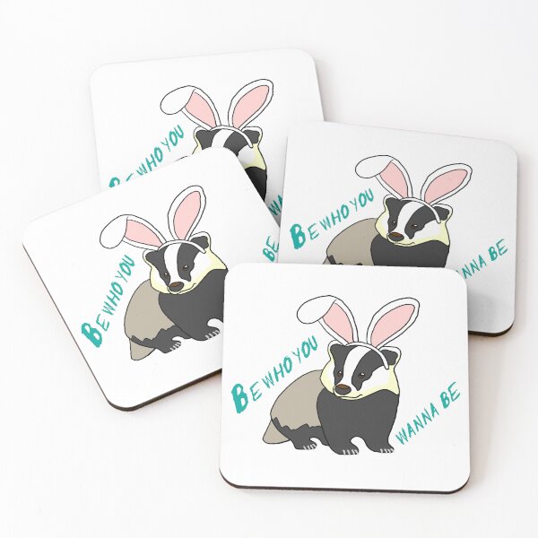 Item preview, Bunny Badger: Be who you wanna be designed and sold by CoastalCaptures.