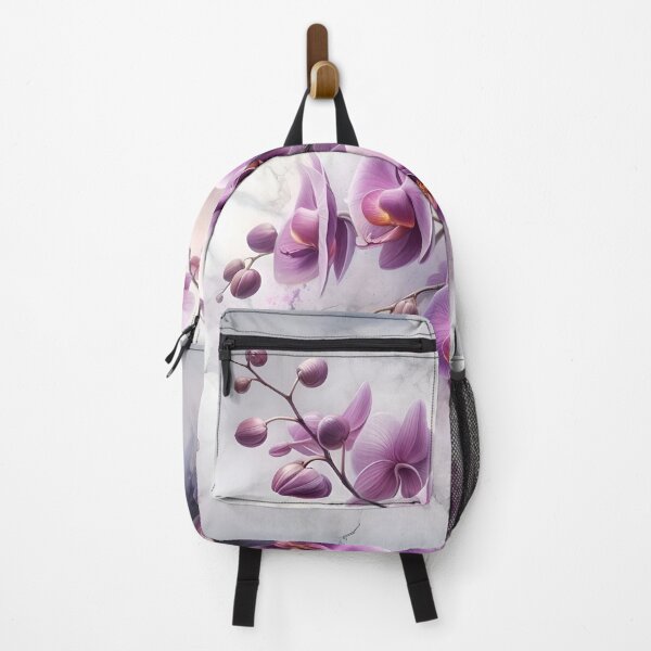 Item preview, Aesthetic floral orchids fantasia on marble stone designed and sold by Baddiesspace.