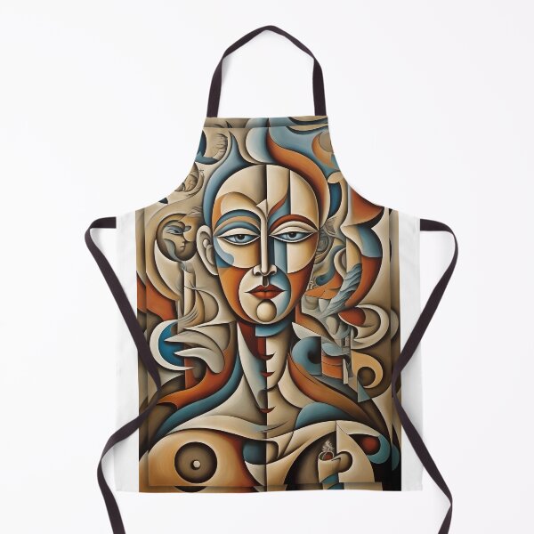 Item preview, Geometric man portrait, expressionist art designed and sold by lonelymoony.