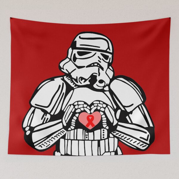 Artikelvorschau, Clone Trooper-Bewusstseinsband (Rot) entworfen und verkauft von CaitlynConnor.