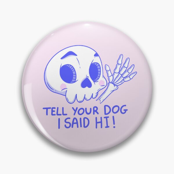 Item preview, Cute Skeleton Waving: Say Hello to Your Pup! designed and sold by Jess.a.creates.
