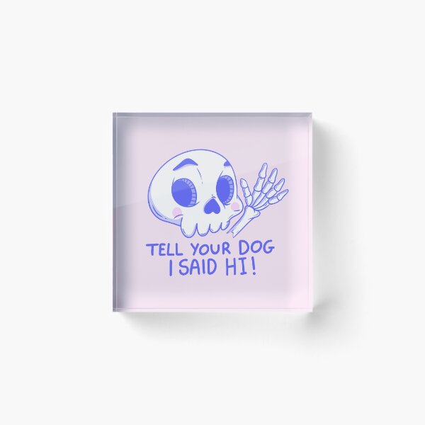 Item preview, Cute Skeleton Waving: Say Hello to Your Pup! designed and sold by Jess.a.creates.
