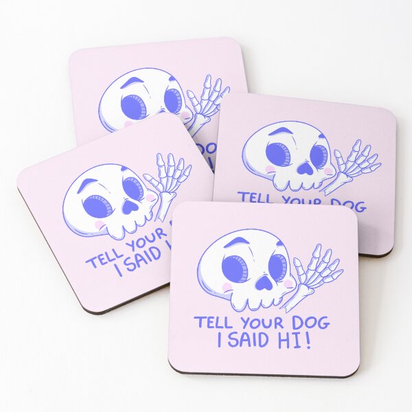 Item preview, Cute Skeleton Waving: Say Hello to Your Pup! designed and sold by Jess.a.creates.