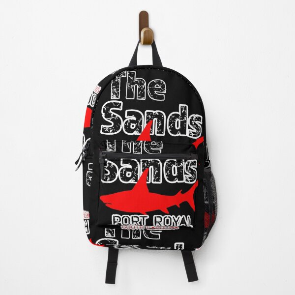 Item preview, The Sands AKA Shark Tooth Beach Port Royal, South Carol in red designed and sold by TheBruce77.