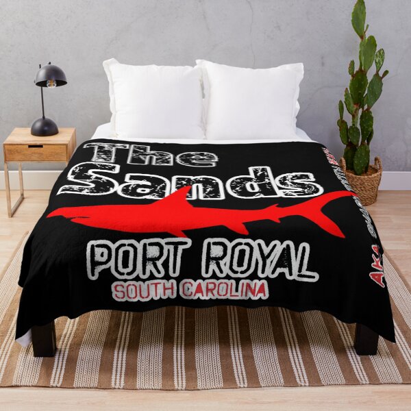 Item preview, The Sands AKA Shark Tooth Beach Port Royal, South Carol in red designed and sold by TheBruce77.