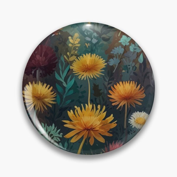 Item preview, colorful seamless dandelion pattern designed and sold by optimusprime39.