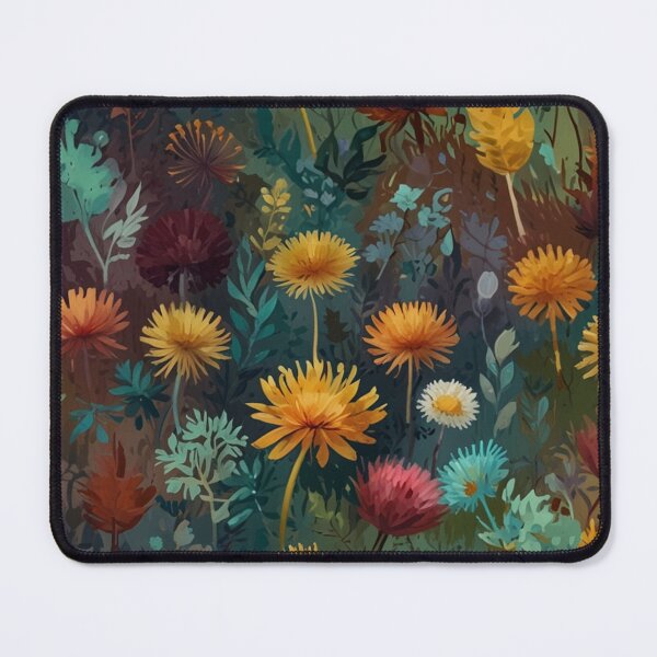 Item preview, colorful seamless dandelion pattern designed and sold by optimusprime39.