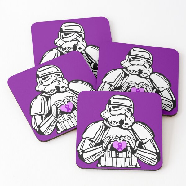 Item preview, Clone Trooper Awareness Ribbon (Purple)  designed and sold by CaitlynConnor.