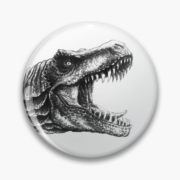 Item preview, Trex Jurassic Dinosaur drawing designed and sold by FunHelium.