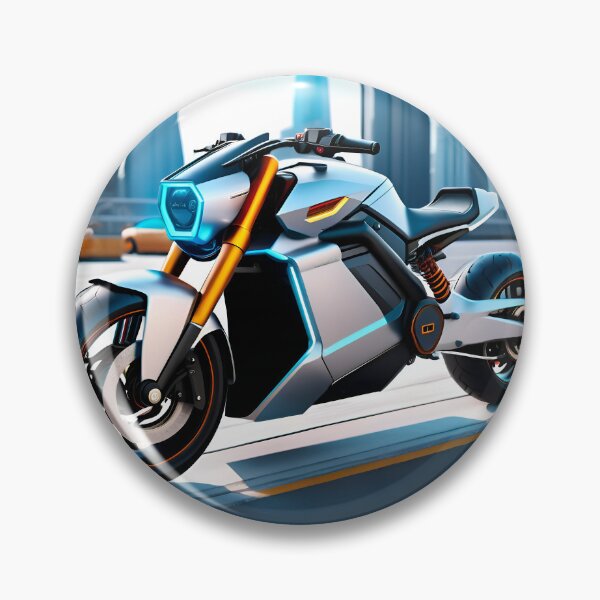 Item preview,  Futuristic Fun The Electric Motorcycle Adventure designed and sold by TheArtOfPat.