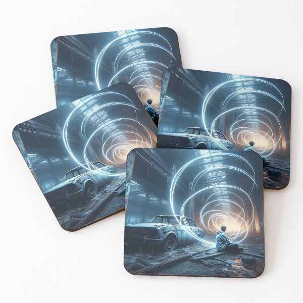 Item preview, Light Trails - AI Generated Art designed and sold by Paul Louis Villani.