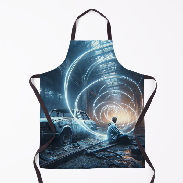 Item preview, Light Trails - AI Generated Art designed and sold by Paul Louis Villani.