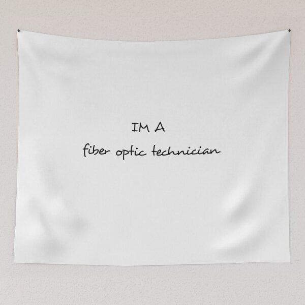 Item preview, fiber optic technician designed and sold by sarina G.