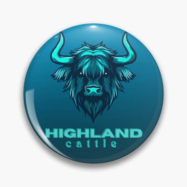 Item preview, Highland Cattle, cow logo designed and sold by silent-violin.