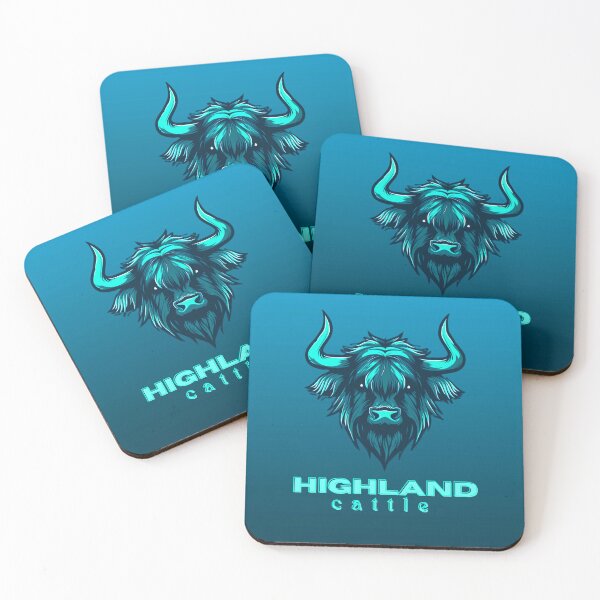 Item preview, Highland Cattle, cow logo designed and sold by silent-violin.