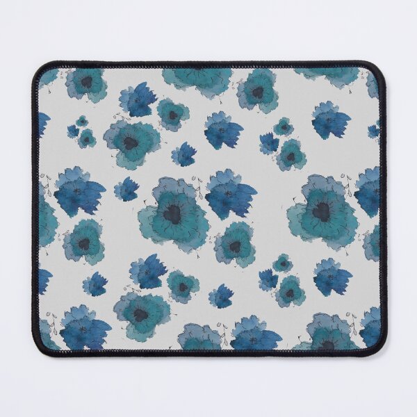 Item preview, Blue watercolor flowers designed and sold by Marina Khromova.