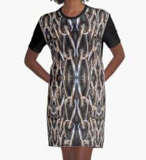 Picture, illustration, structure, framework, marking, colours, fashionable, trendy Graphic T-Shirt Dress