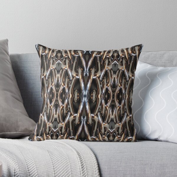 Picture, illustration, structure, framework, marking, colours, fashionable, trendy Throw Pillow