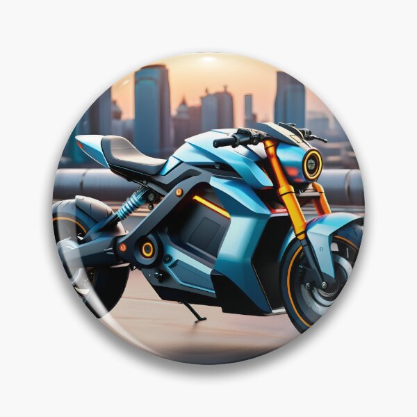 Item preview, Futuristic Fun The Electric Motorcycle Adventure designed and sold by TheArtOfPat.