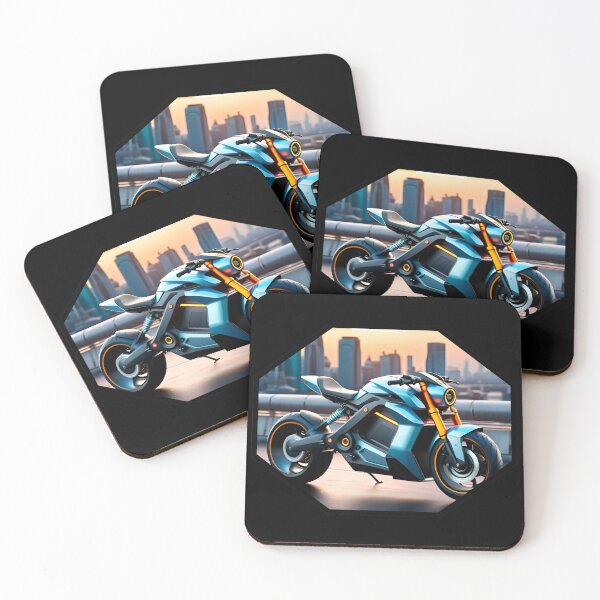 Item preview, Futuristic Fun The Electric Motorcycle Adventure designed and sold by TheArtOfPat.