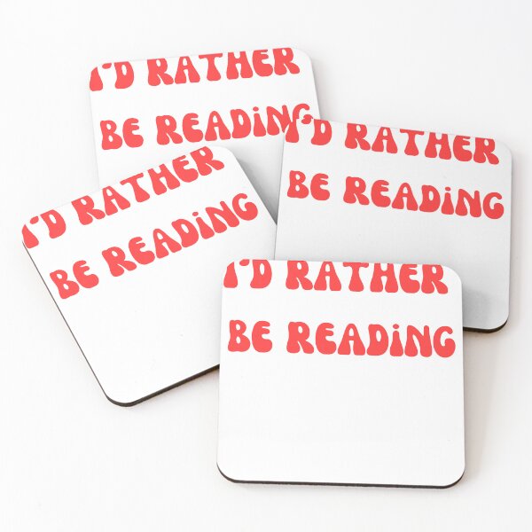 Item preview, Book lover gift Id rather be reading book lover Tote bag librarian gift cool reader slogan tee funny librarian gift teen reader sticker book club gift designed and sold by LaundrySalt.