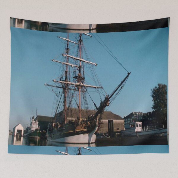Item preview, Killian Jones Jolly Roger Cosplay Tapestry designed and sold by jakersvelmax.